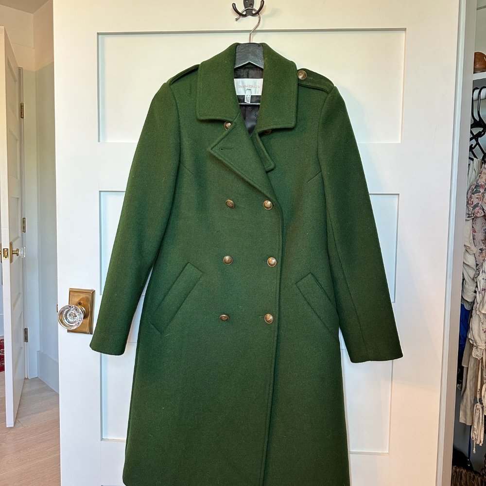 Gianni Feraud Women's Military Wool Blend Coat
